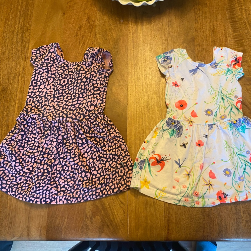 Bonds Floral and Leopard Print Dresses size 2
